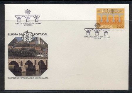 Portugal-1984-Europa-Bridge-FDC