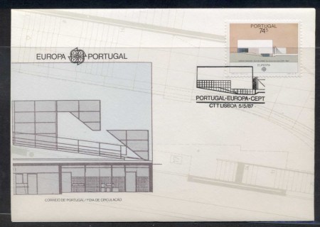 Portugal-1987-Europa-Architecture-FDC