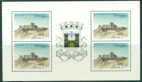 Portugal-1987-Portuguese-Castles-Castelo-Marvao-MS-MUH