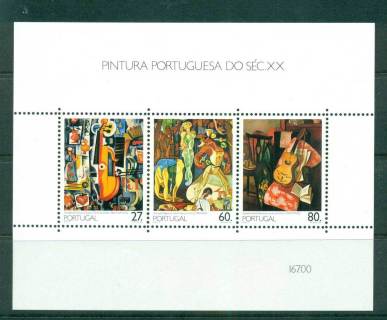 Portugal-1988-20th-Century-Paintings-MS-MUH-lot57508