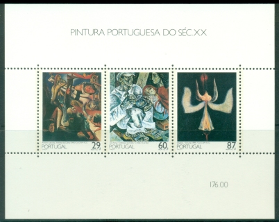 Portugal-1989-Paintings-of-the-20th-Century-MS-MUH_1