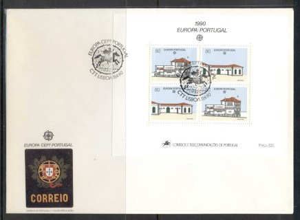 Portugal-1990-Europa-Post-Offices-XLMS-FDC