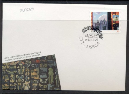 Portugal-1993-Europa-Modern-Art-FDC