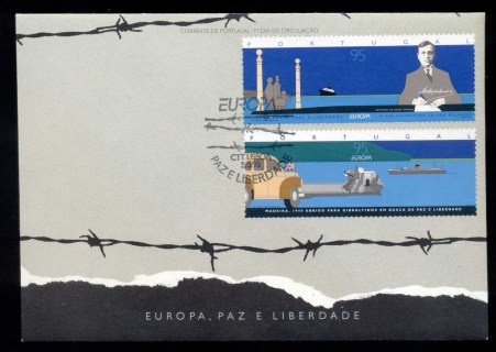 Portugal-1995-Europa-Peace-Freedom-FDC