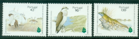 Portugal-1995-European-Year-of-Environmental-Protection-Birds-MUH