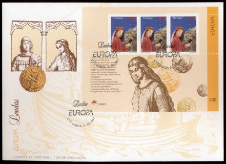 Portugal-1997-Europa-Myths-Legends-MS-XLFDC