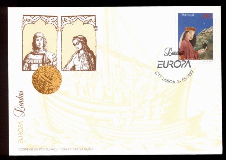 Portugal-1997-Europa-Myths-legends-FDC