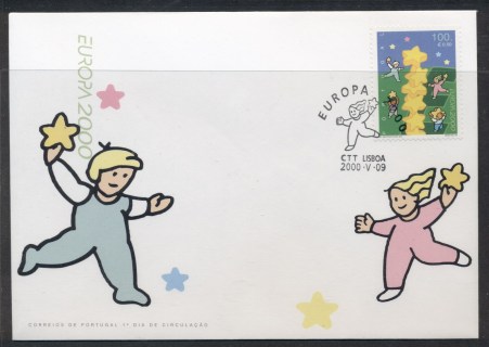 Portugal-2000-Europa-Field-of-Stars-FDC