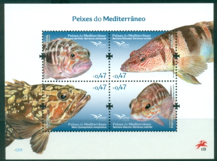 Portugal-2016-EUROMED-Issue-Fishes-in-the-Mediterranean-Sea-MS-MUH