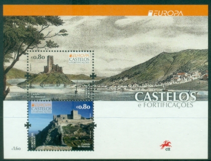 Portugal-2017-EUROPA-Stamps-Palaces-and-Castles-MS-MUH