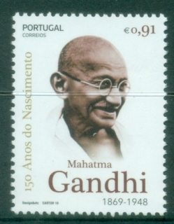 Portugal-2019-The-150th-Anniversary-of-the-Birth-of-Mahatma-Gandhi-1869-1948-MUH