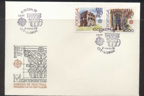 Portugal-1978-Europa-Architecture-FDC
