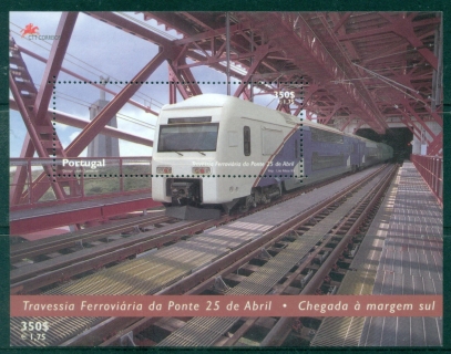 Portugal-1999-The-Opening-of-the-Railway-over-the-Tejo-Bridge-in-Lisbon-MS-MUH_1