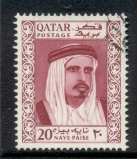 Qatar-1961-Sheik-Ahmad-bin-Ali-al-Thani-20np-FU_1