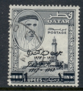 Qatar-1964-JFK-Kennedy-Opts-1r-on-10r-FU