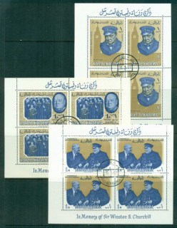 Ras-Al-Khaima-1965-Winston-Churchill-Sheetlets-CTO