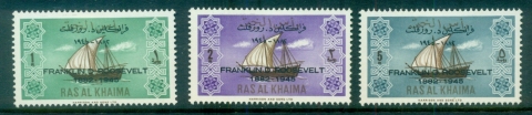 Ras-Al-Khaima-1965-Mi27-27-FDR-Roosevelt-Opts-on-Ships-MLH