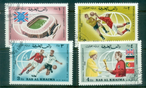 Ras-Al-Khaima-1966-Mi152-55-World-Cup-Soccer-England-Victory-CTO