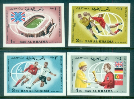 Ras-Al-Khaima-1966-Mi152-55B-World-Cup-Soccer-England-Victory-IMPERF-MLH