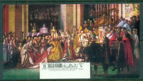 Ras-Al-Khaima-1969-MiMSA72B-Birthday-of-Napoleon-Bonaparte-200th-MS-IMPERF-MLH