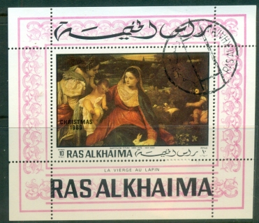 Ras-Al-Khaima-1970-MiMS77A-Xmas-Paintings-MS-CTO