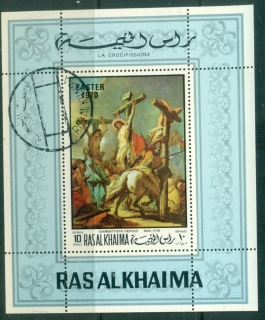 Ras-Al-Khaima-1970-MiMS80A-Easter-Paintings-MS-CTO