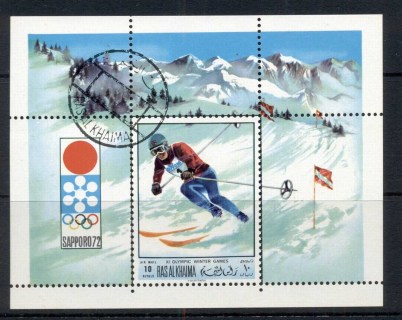 Ras-Al-Khaima-1970-MiMS85A-Winter-Olympics-Sapporo-MS-CTO-2