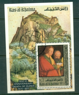 Ras-Al-Khaima-1971-MiMS106-Albrecht-Durer-600th-Birthday-MS-CTO