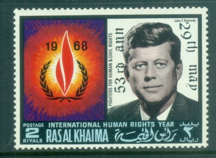 Ras-Al-Khaima-1972-JFK-Kennedy-in-Memoriam-MUH-lot84578