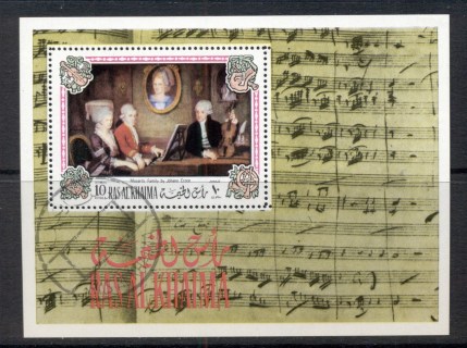 Ras-Al-Khaima-1972-Mi115-Wolfgang-Amadeus-Mozart-MS-CTO