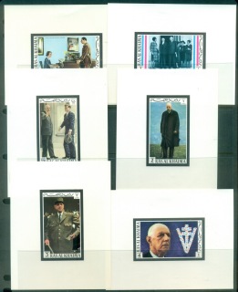 Ras-Al-Khaima-1972-Mi670-675-Charles-de-Gaulle-6xDLMS-white-background-MLH