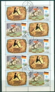 Ras-Al-Khaima-1972-Mi804-805-Summer-Olympics-Munich