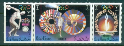 Ras-Al-Khaima-1972-Mi818-820-Summer-Olympics-Symbols-MLH