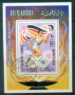 Ras-Al-Khaima-1972-MiMS116A-Summer-Olympics-Munich-MS-CTO