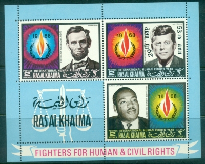 Ras-Al-Khaima-1972-MiMS125A-JFK-kennedy-Opt-53-Birthday-MS-MLH