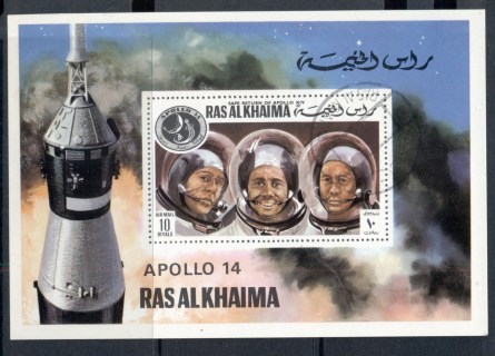 Ras-Al-Khaima-1972-MiMS127-Safe-return-of-Apollo-14-MS-CTO