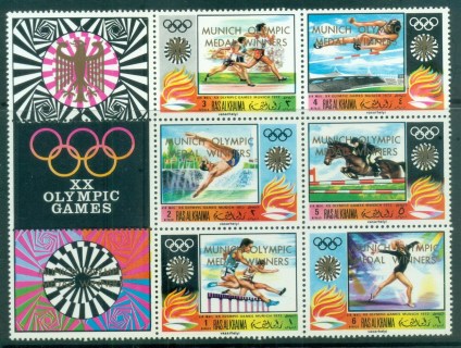 Ras-Al-Khaima-1972-Munich-Olympics-Blk-6-labels-Opt-Winners-MUH-lot84570