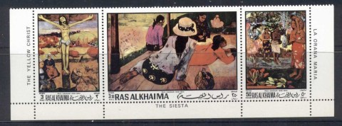 Ras-Al-Khaimah-1970-Mi392-394-Paintings-by-Paul-Gaugin-str3-MUH