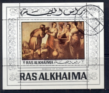 Ras-Al-Khaimah-1970-MiMS11A-Xmas-Paintings-MS-CTO