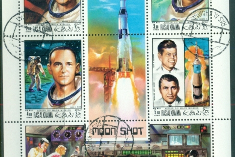 Ras-Al-Khaima-1969-Mi339-343-Apollo-12-Space-Mission-CTO