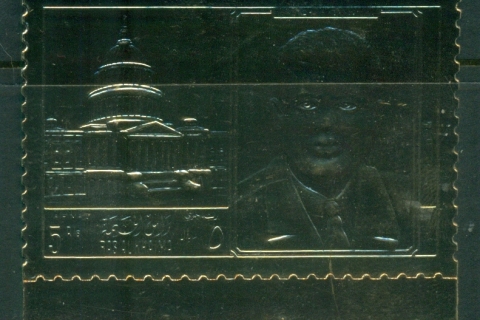 Ras-Al-Khaima-1969-MiD298A-JFK-Kennedy-Gold-foil-embossed-5r-MUH