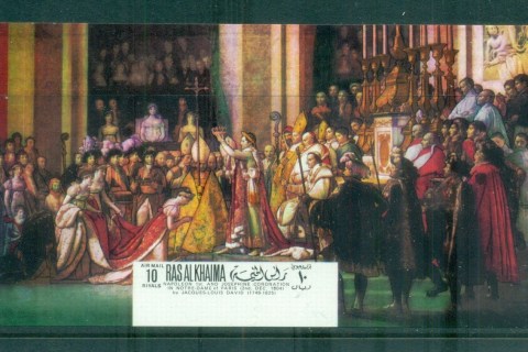 Ras-Al-Khaima-1969-Napoleon-Coronation-MS-MUH-lot84546