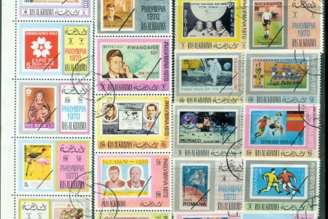 Ras-Al-Khaima-1970-Mi471-480-Philympia-Stamp-Ex-CTO