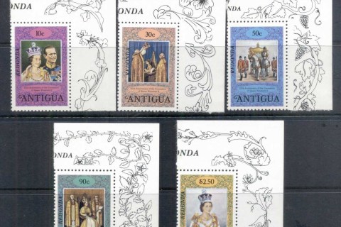 Redonda-1978-QEII-Coronation-25th-Anniversary-ex-sheetlet-MUH