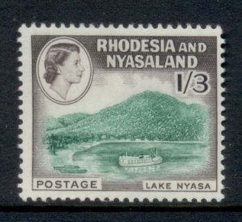 Rhodesia-Nyasaland-1959-63-QEII-Pictorial-1-3d-Lake-Nyasa-MUH