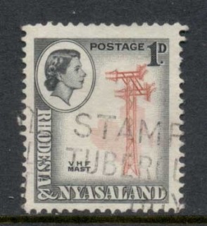 Rhodesia-Nyasaland-1959-63-QEII-Pictorial-1d-Perf-13-5x14-FU