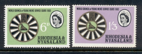 Rhodesia-Nyasaland-1963-Young-Mens-Service-Club-MUH