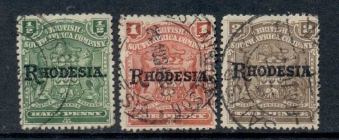 Rhodesia-1909-Arms-Opts-3v-FU