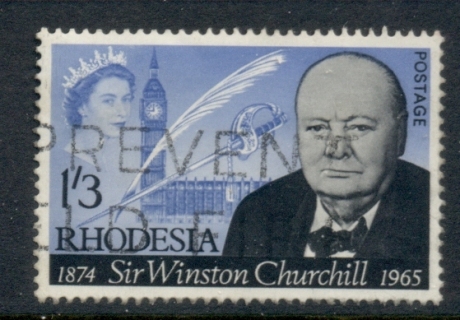 Rhodesia-1965-Winston-Churchill-FU-2