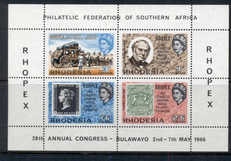 Rhodesia-1966-Philatelic-Federation-MS-MLH